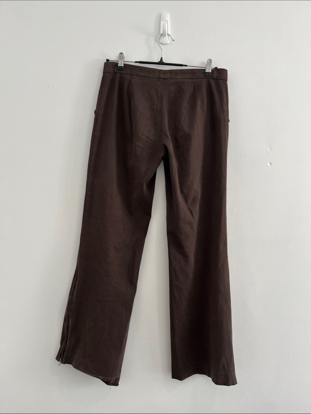 MaxMara Brown Wide-Leg Trousers - Picture 2 of 6